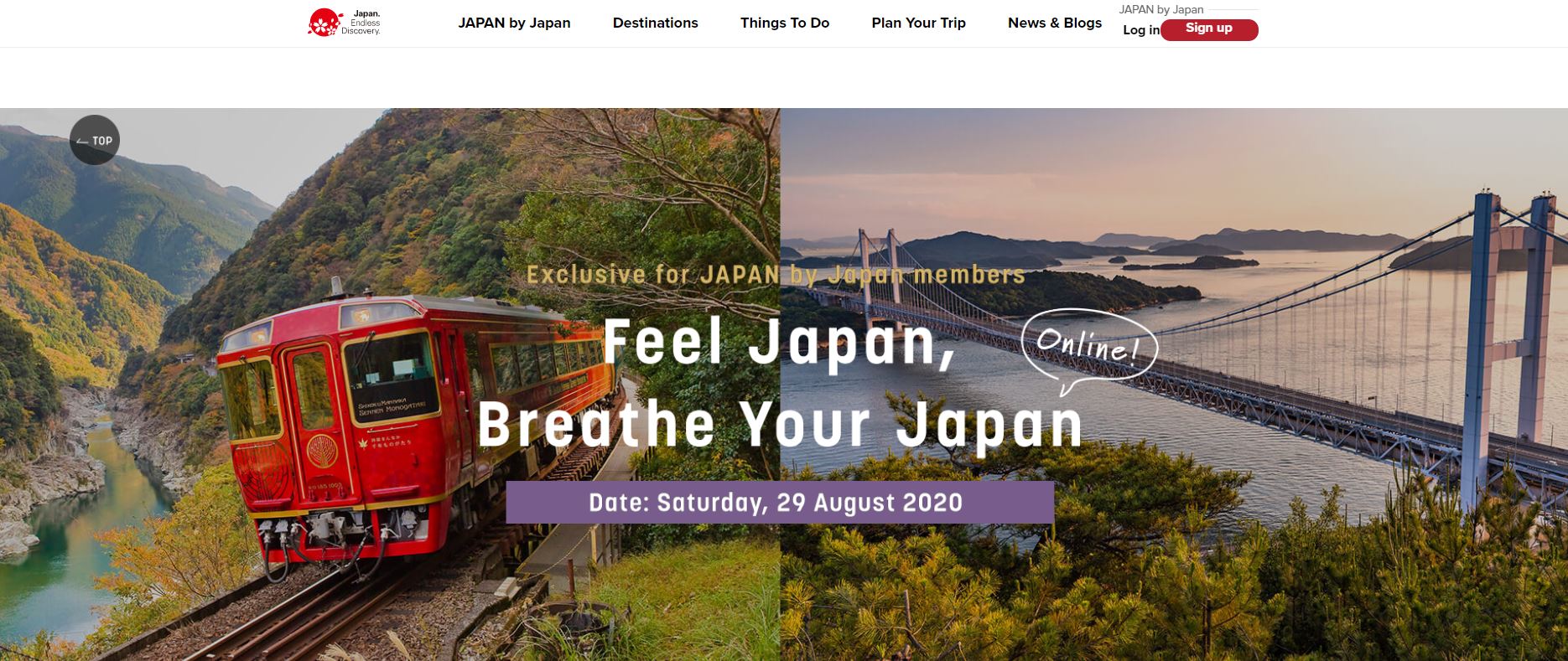JAPAN by Japan online event